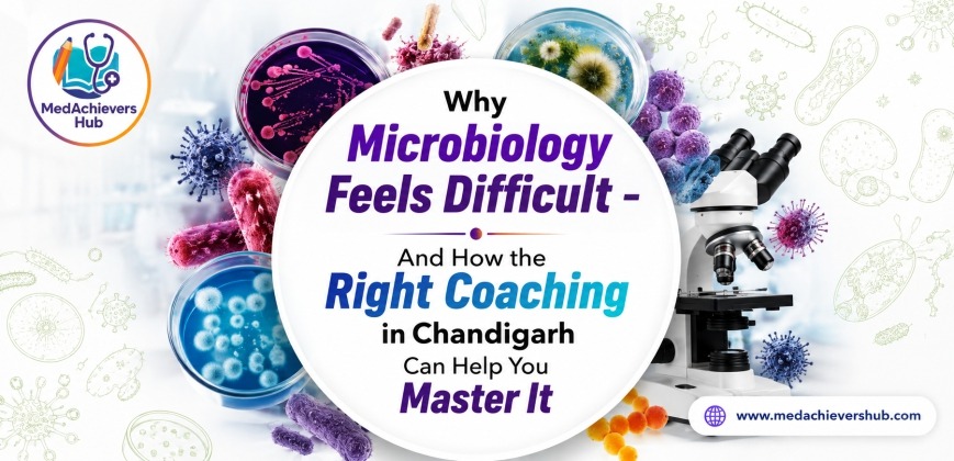 Why Microbiology Feels Difficult – And How the Right Coaching in Chandigarh Can Help You Master It